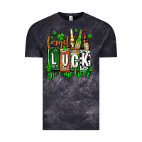 Cloud Black St. Patrick's Forget luck give me beer Vintage Tee - OliviaCreatesArt