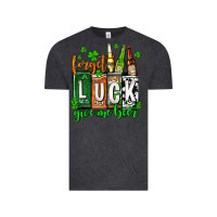 Vintage Black St. Patrick's Forget luck give me beer Vintage Tee - OliviaCreatesArt