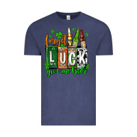 Vintage Denim St. Patrick's Forget luck give me beer Vintage Tee - OliviaCreatesArt