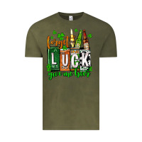 Vintage Olive St. Patrick's Forget luck give me beer Vintage Tee - OliviaCreatesArt