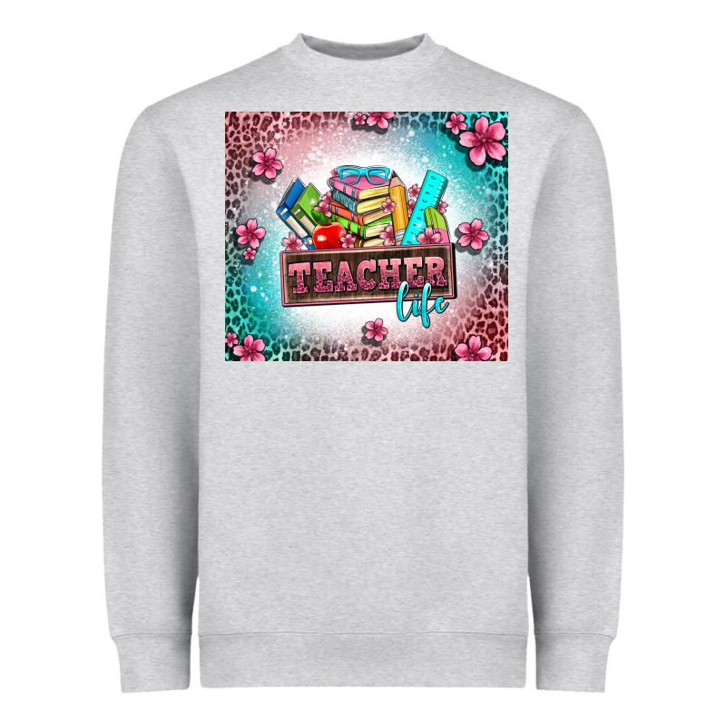 Teacher Life Heavyweight Sweatshirt by AdoDesignShop | Teevron