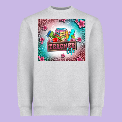 Teacher Life Heavyweight Sweatshirt Designed By Adodesignshop
