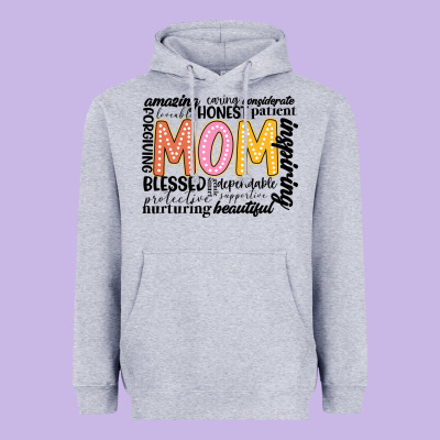 Mom Heavyweight Hoodie Designed By Jahusdesignshop