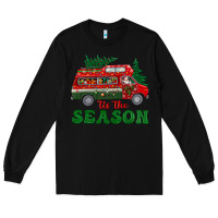 Black christmas 'tis the season Long Sleeve Tee - BundleAndBundleShop