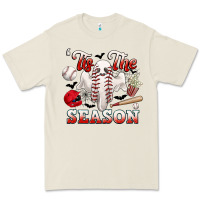 Bone tis the season baseball halloween Premium Tee - CowGirlArtShop