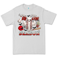 Dove Grey tis the season baseball halloween Premium Tee - CowGirlArtShop