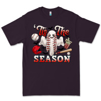 Plum tis the season baseball halloween Premium Tee - CowGirlArtShop