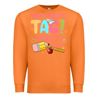 Carrot dear parents tag youre it teacher Premium Sweatshirt - JahusDesignShop