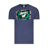 Vintage Denim Soccer Lips Vintage Tee - Jasminsmagicworld