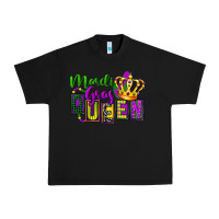 Black mardi gras queen Urban Heavy Tee - FaDigitalArtStudio