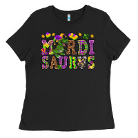 Black Mardi Saurus Ladies Tee - HowdyJamesFarm