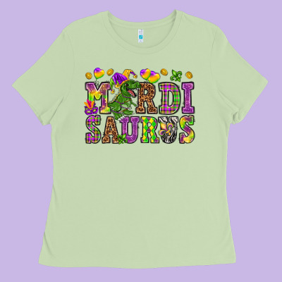 Mardi Saurus Ladies Tee Designed By Howdyjamesfarm