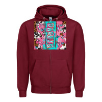 Burgundy breast cancer awareness strong Zipper Hoodie - AdoDesignShop