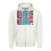 Oatmeal Heather breast cancer awareness strong Zipper Hoodie - AdoDesignShop
