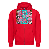 Red breast cancer awareness strong Zipper Hoodie - AdoDesignShop