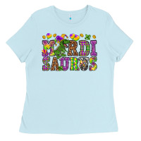 Baby Blue Mardi Saurus Ladies Tee - HowdyJamesFarm