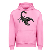 Fuchsia Pink scorpion Urban Hoodie - JahusDesignShop
