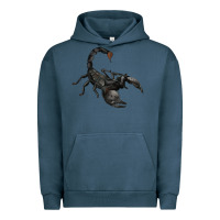 Pigment Midnight Navy scorpion Urban Hoodie - JahusDesignShop