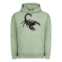 Pigment Oil Green scorpion Urban Hoodie - JahusDesignShop