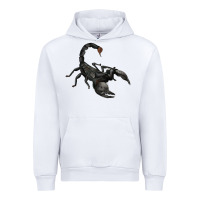 White scorpion Urban Hoodie - JahusDesignShop