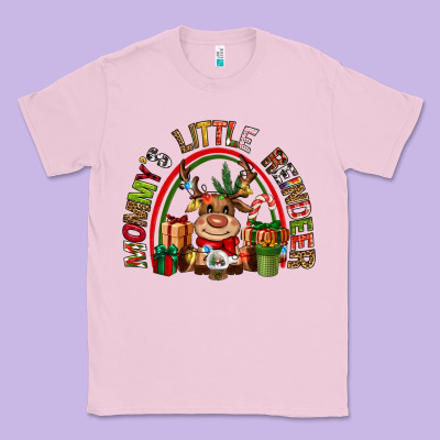 Mommys Little Reindeer Christmas Classic Tee Designed By Cowgirlartshop