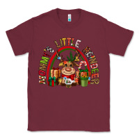 Burgundy mommys little reindeer christmas Classic Tee - CowGirlArtShop