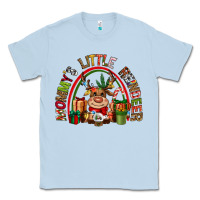 Dusty Blue mommys little reindeer christmas Classic Tee - CowGirlArtShop