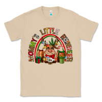 Mushroom mommys little reindeer christmas Classic Tee - CowGirlArtShop