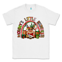 White mommys little reindeer christmas Classic Tee - CowGirlArtShop