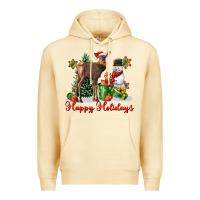Pina Colada happy holidays baby deer Premium Hoodie - LillyAllenDesigns