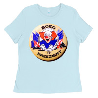Baby Blue bozo for president Ladies Tee - artisFamous