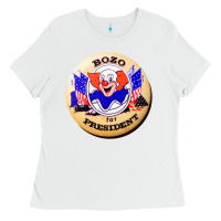 White bozo for president Ladies Tee - artisFamous