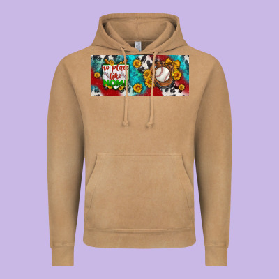 No Place Like Home Baseball Vintage Hoodie Designed By Bundleandbundleshop