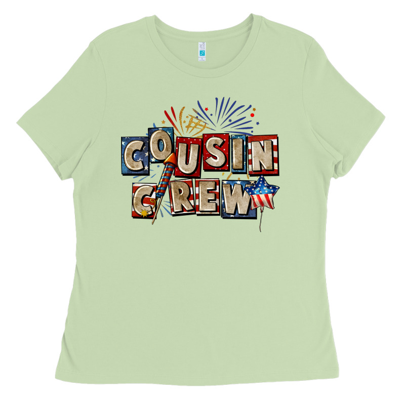 Cousin Crew 4th Of July Ladies Tee by CowGirlArtShop | Teevron