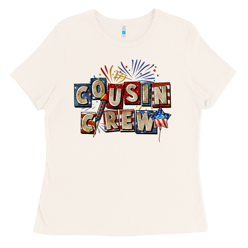 Cousin Crew 4th Of July Ladies Tee by CowGirlArtShop | Teevron