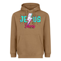 Toasted Coconut jesus saves Heavyweight Hoodie - JahusDesignShop