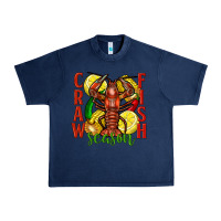 Navy Crawfish season Urban Heavy Tee - FaDigitalArtStudio