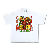 White Crawfish season Urban Heavy Tee - FaDigitalArtStudio