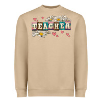 Daisy Teacher Heavyweight Sweatshirt | Teevron