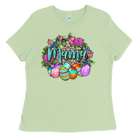 Matcha Easter Mama Happy Easter Day Ladies Tee - CowGirlArtShop