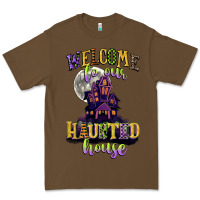 Cacao welcome to our haunted house Premium Tee - CowGirlArtShop