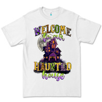 White welcome to our haunted house Premium Tee - CowGirlArtShop