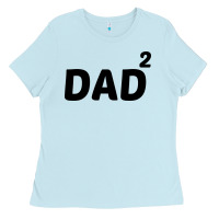 Baby Blue dad squared Ladies Tee - artisFamous