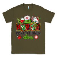Army Green nurse practitioner claus Classic Tee - CowGirlArtShop