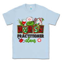 Dusty Blue nurse practitioner claus Classic Tee - CowGirlArtShop