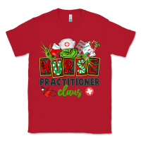 Red nurse practitioner claus Classic Tee - CowGirlArtShop
