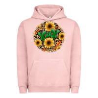 Pigment Salmon leopard cactus sunflower Urban Hoodie - JahusDesignShop