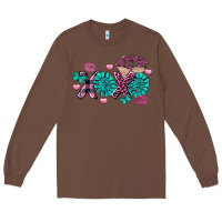 Chestnut Xoxo Valentine's Day Turquoise Gem Long Sleeve Tee - FaDigitalArtStudio