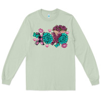 Matcha Xoxo Valentine's Day Turquoise Gem Long Sleeve Tee - FaDigitalArtStudio