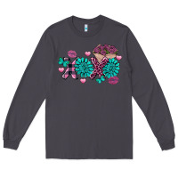 Smoke Xoxo Valentine's Day Turquoise Gem Long Sleeve Tee - FaDigitalArtStudio